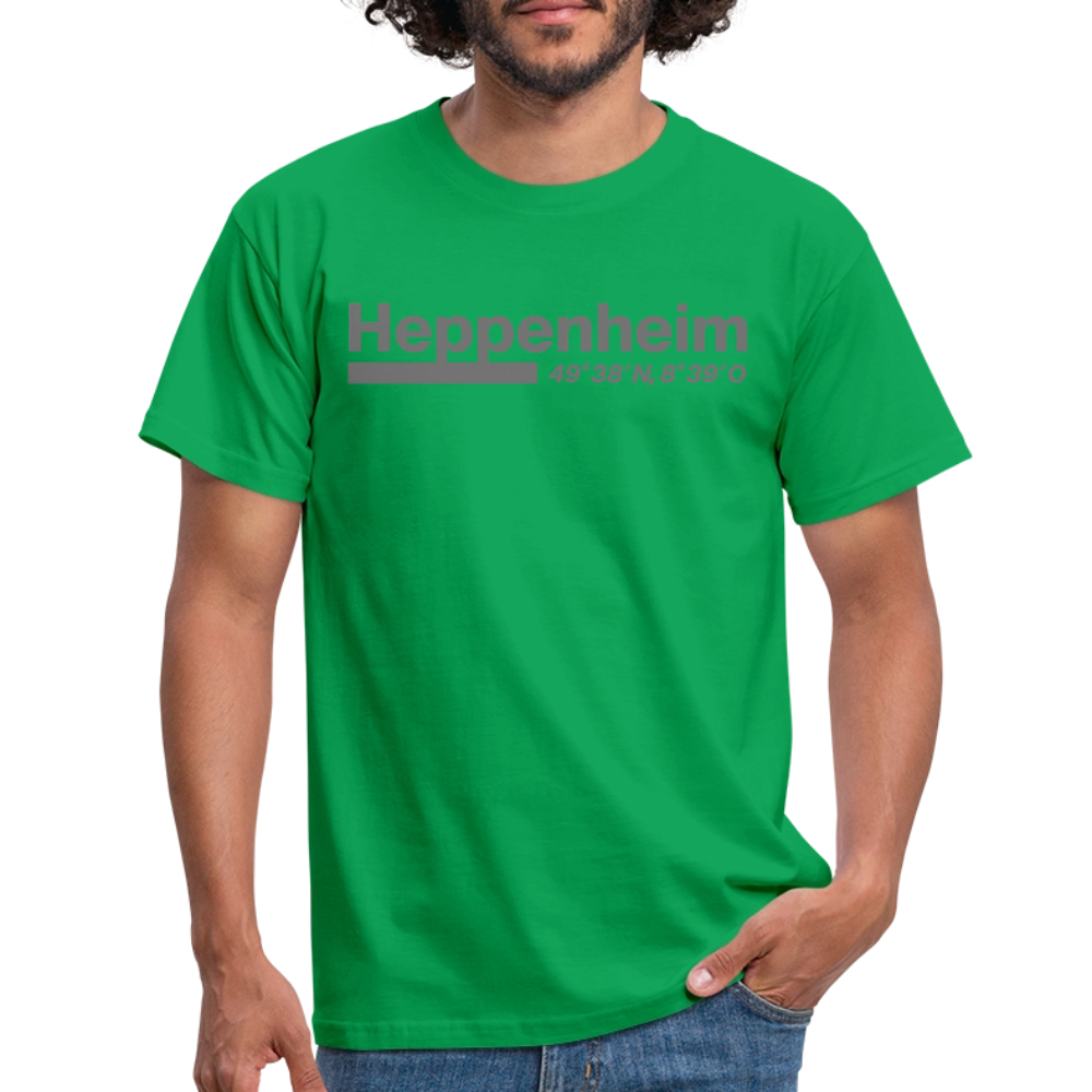 T-Shirt Heppenheim "Bold GPS" - Kelly Green