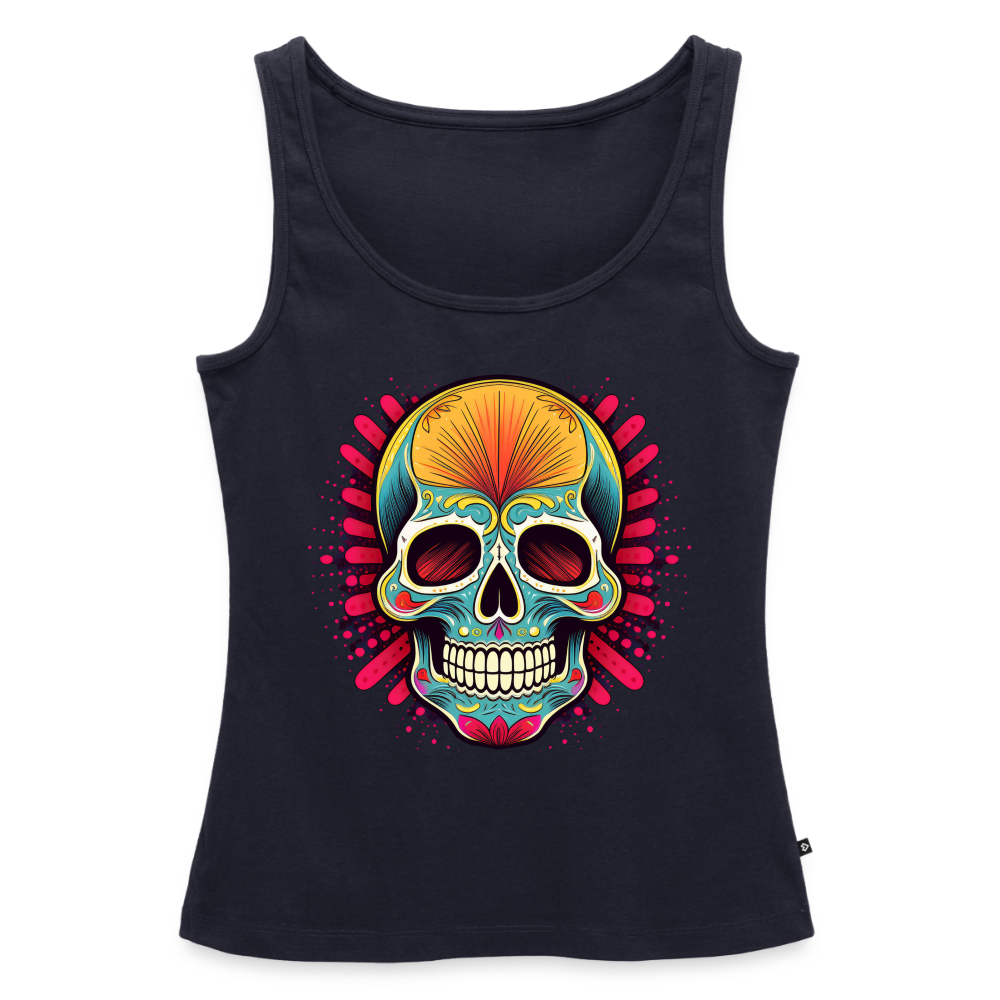 Tanktop Ladies Mexico "Mascarilla Craneo" - Navy