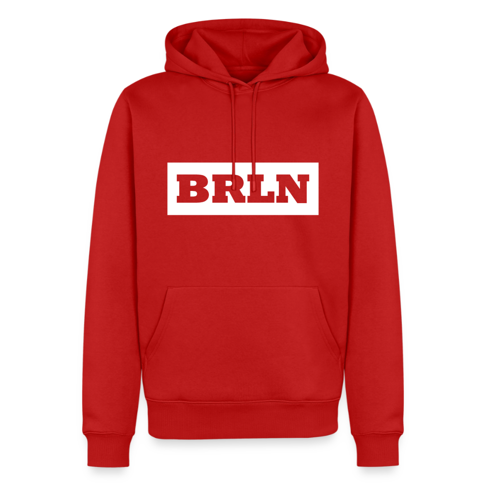 Hoodie Berlin "BRLN" Bright Edition - Rot
