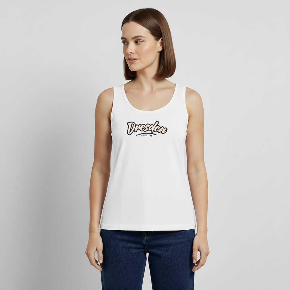 Tanktop Ladies Dresden "Graffiti Tag" - Weiß