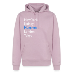 Hoodie München "Metropolen Big" Bright Edition - Altrosa