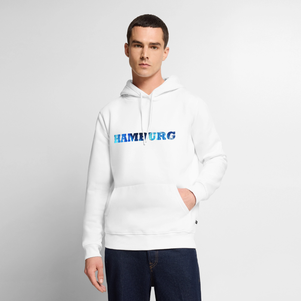 Hoodie Hamburg "Panorama Bold" - Weiß
