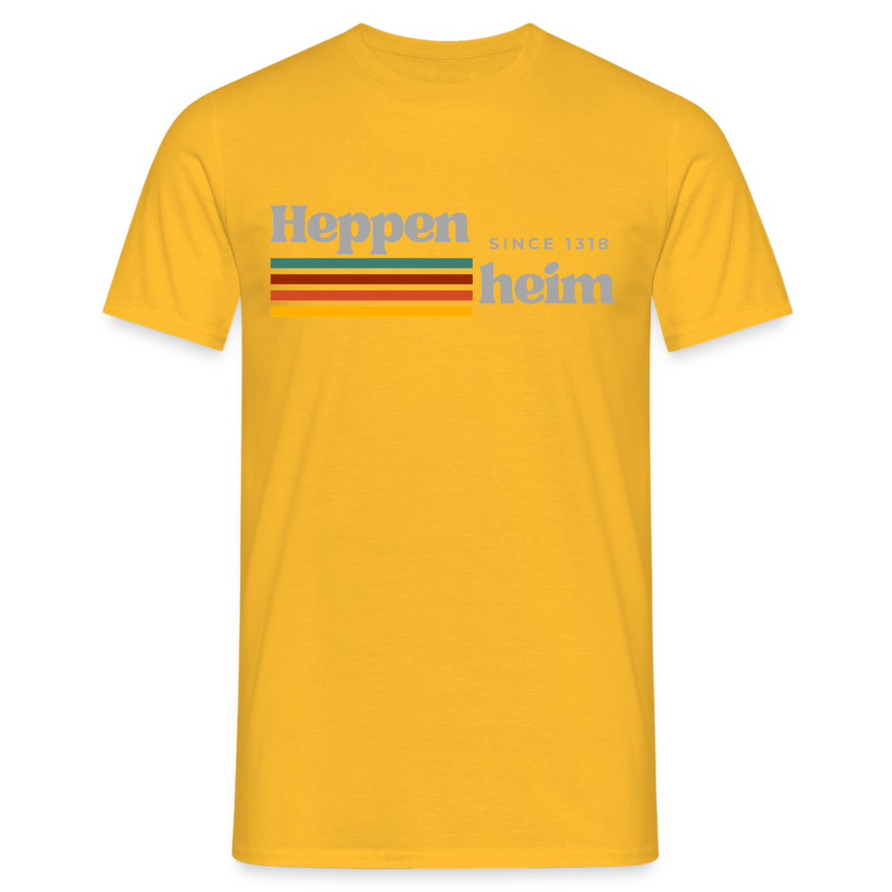 T-Shirt Heppenheim "Retro" - Gelb