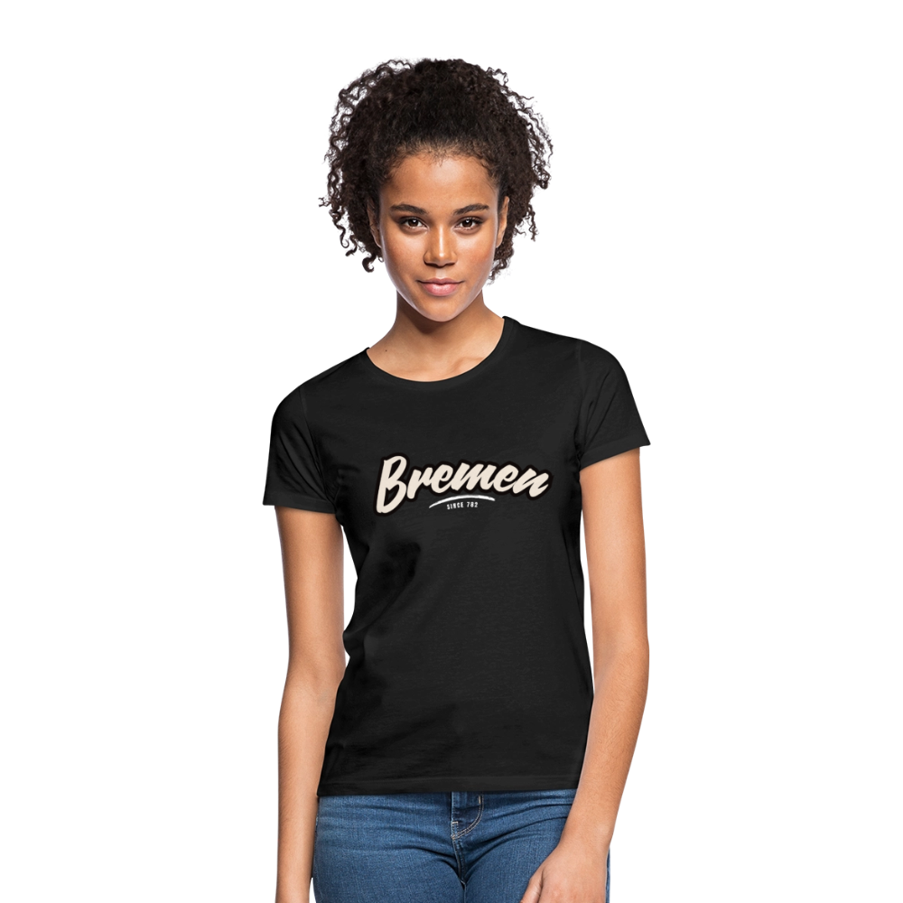 T-Shirt Ladies Bremen "Graffiti Tag White" - Schwarz