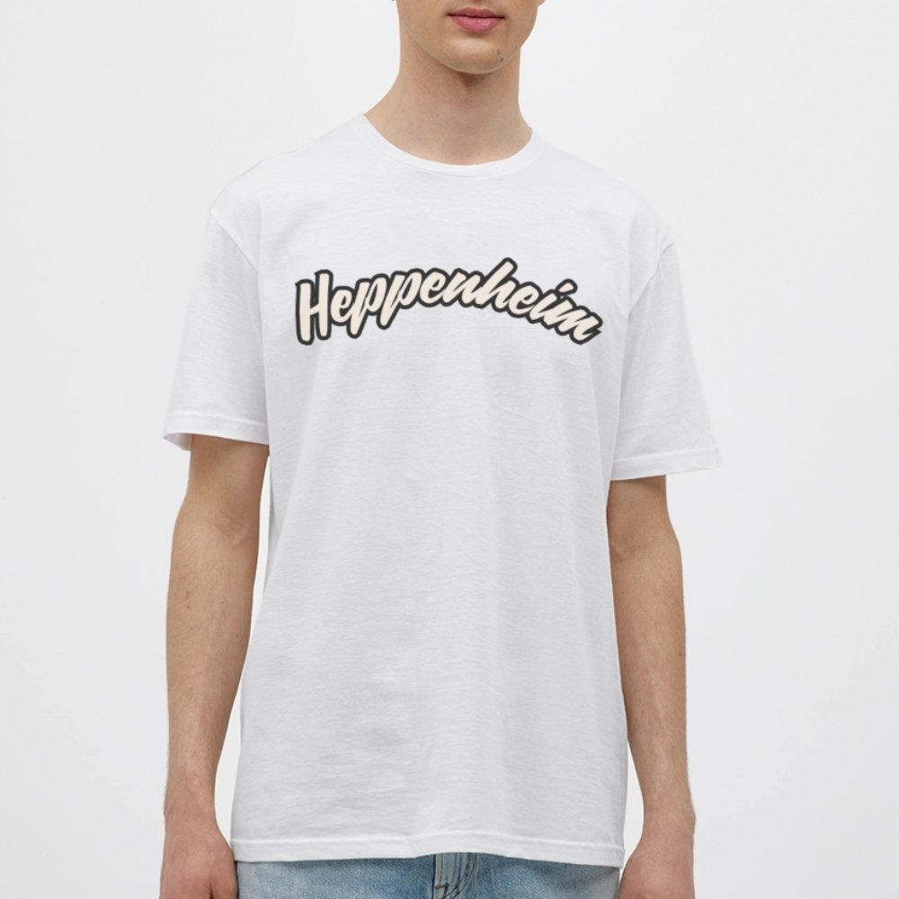 T-Shirt Heppenheim "Graffiti Tag White" - Weiß