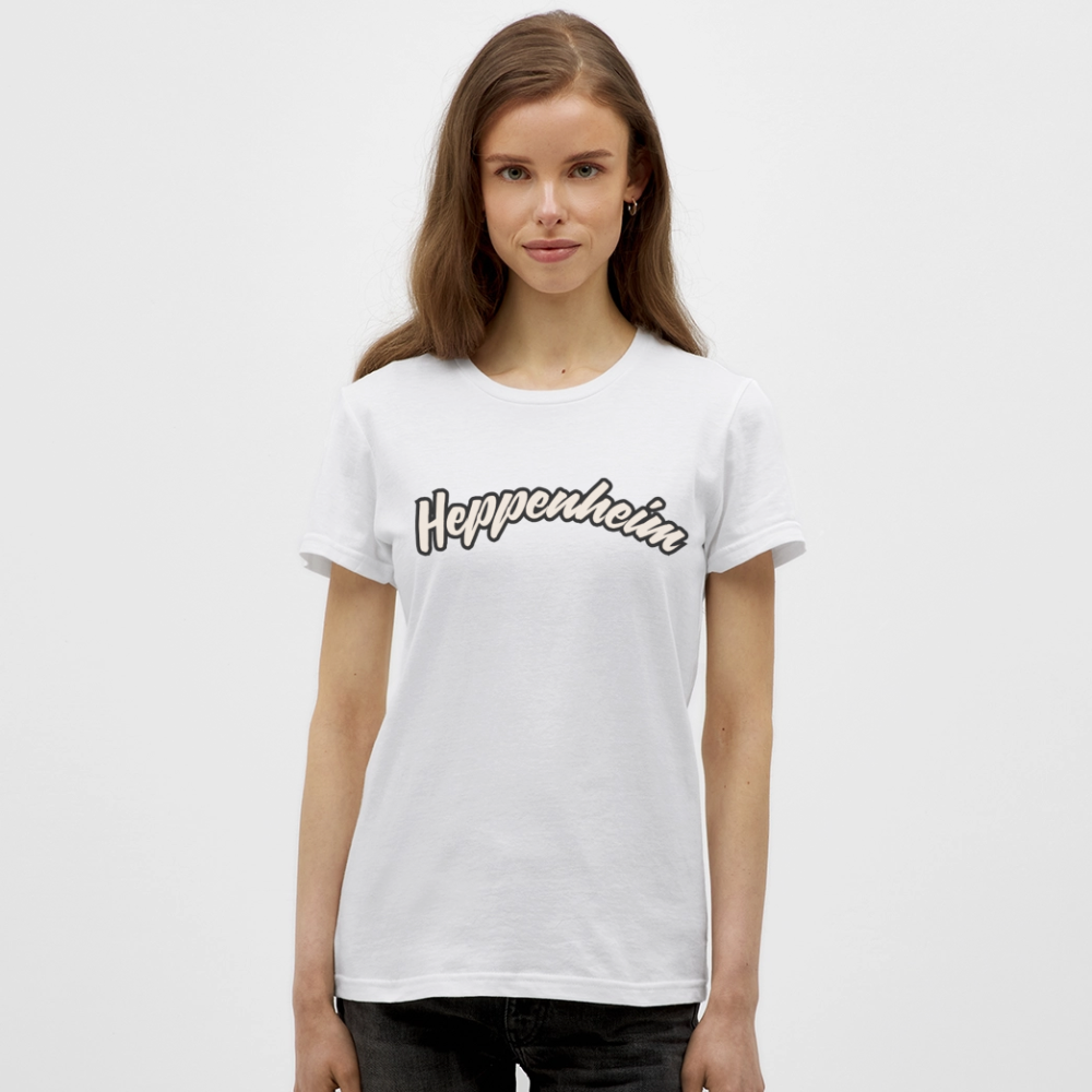 T-Shirt Ladies Heppenheim "Graffiti Tag White" - Weiß