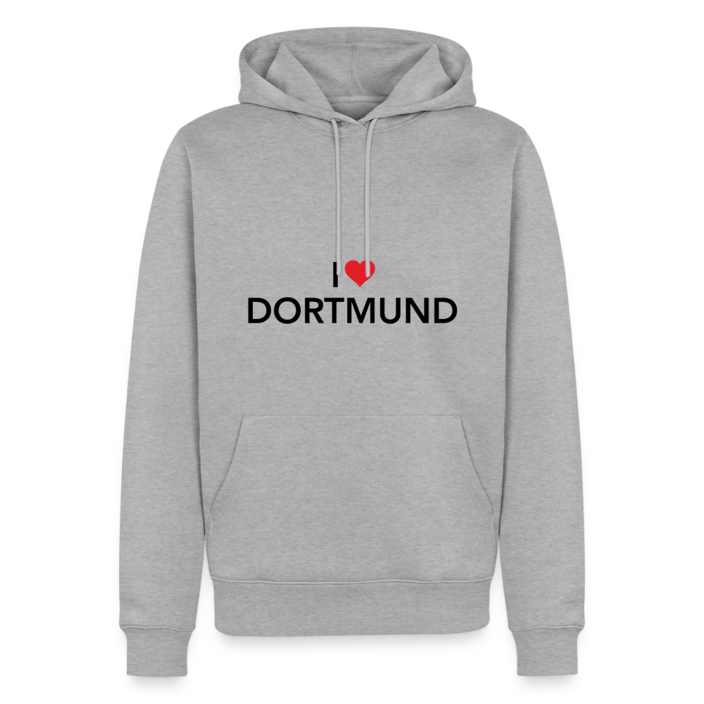 Hoodie "I Love Dortmund" Bright Edition - Grau meliert