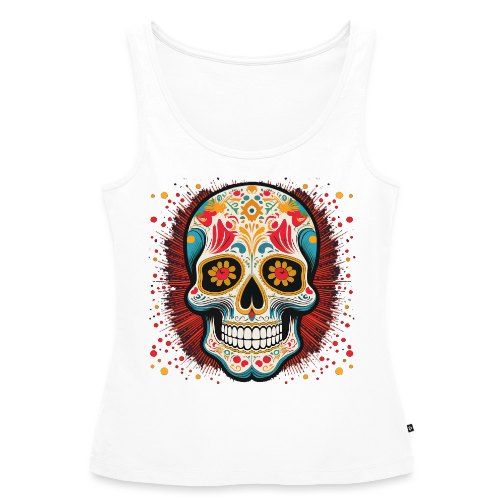 Tanktop Ladies Mexico "Craneo Dos" - Weiß