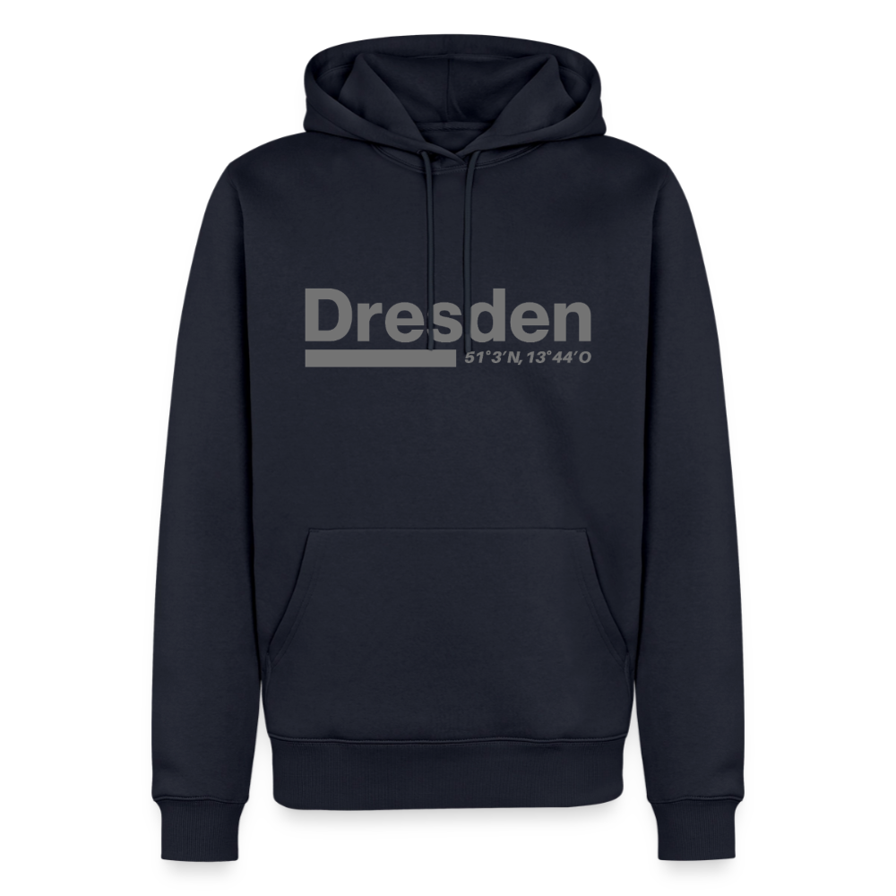 Hoodie Dresden "Bold GPS" - Navy