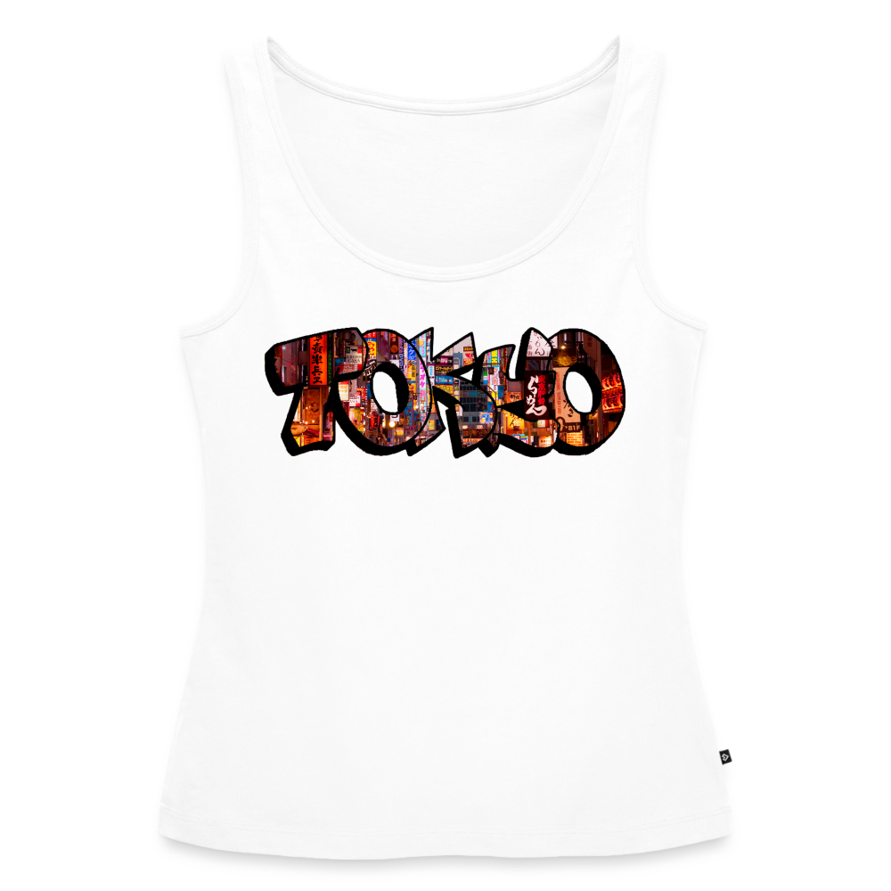Tanktop Ladies Japan Graffiti "Tokyo" - Weiß