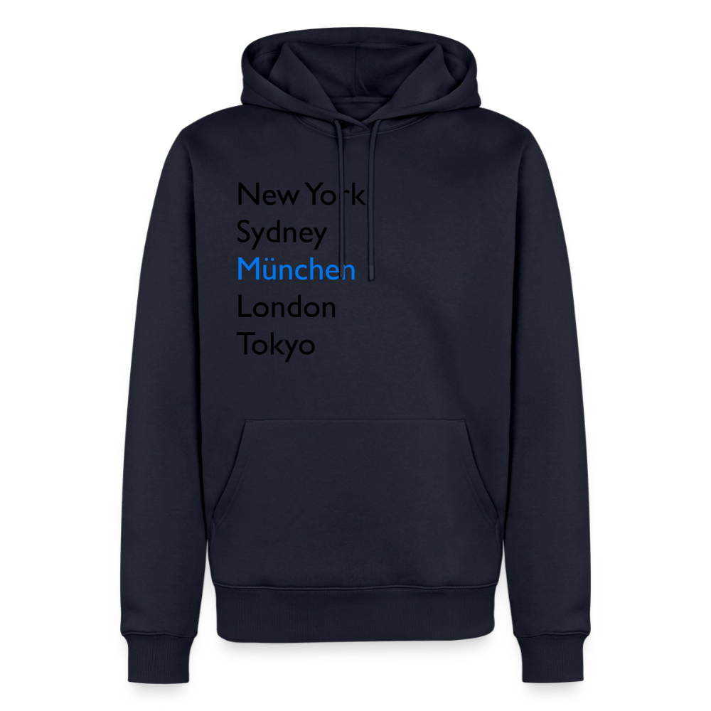 Hoodie München "Metropolen Big" Dark Edition - Navy