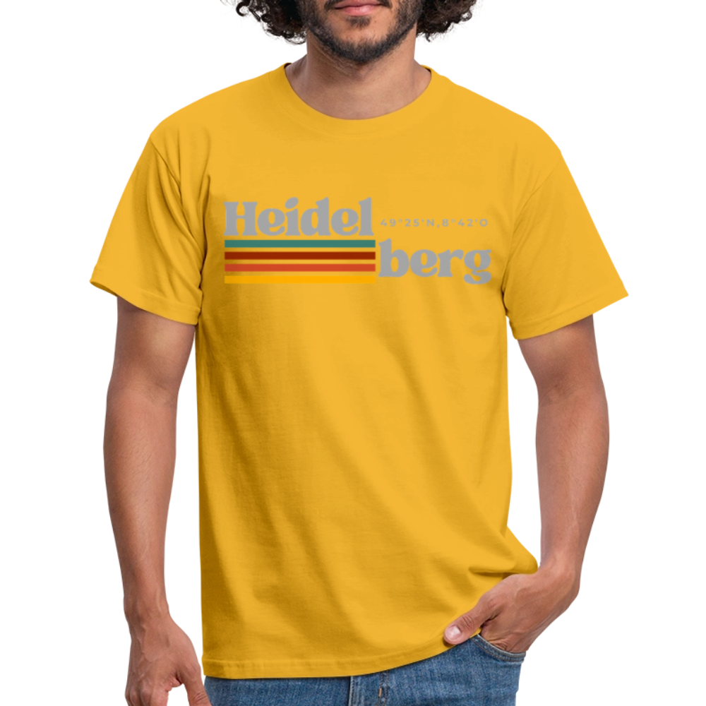 T-Shirt Heidelberg "Retro" - Gelb