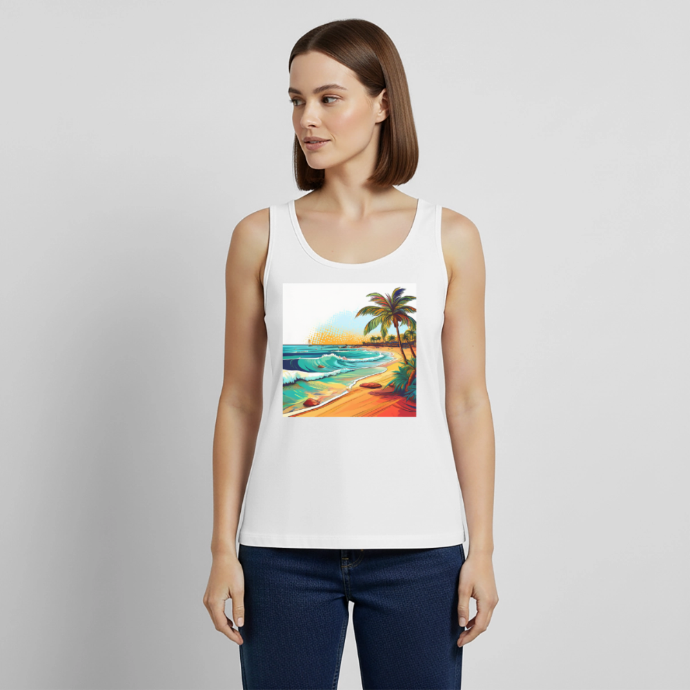 Tanktop Ladies Mexico "Paradise Cancun" - Weiß