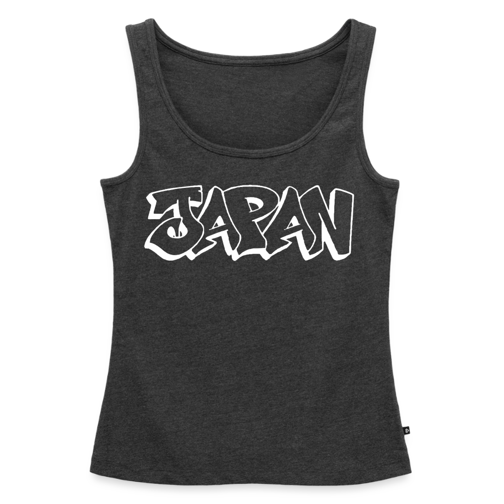 Tanktop Ladies Japan Graffiti "JP Bright Edition" - Anthrazit meliert
