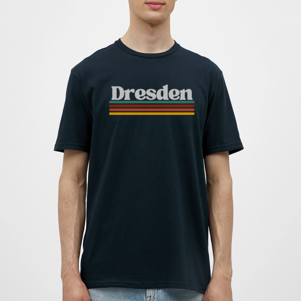 T-Shirt Dresden "Retro" - Navy