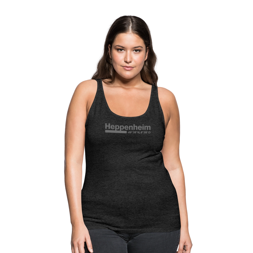 Tanktop Ladies Heppenheim "Bold GPS" - Anthrazit
