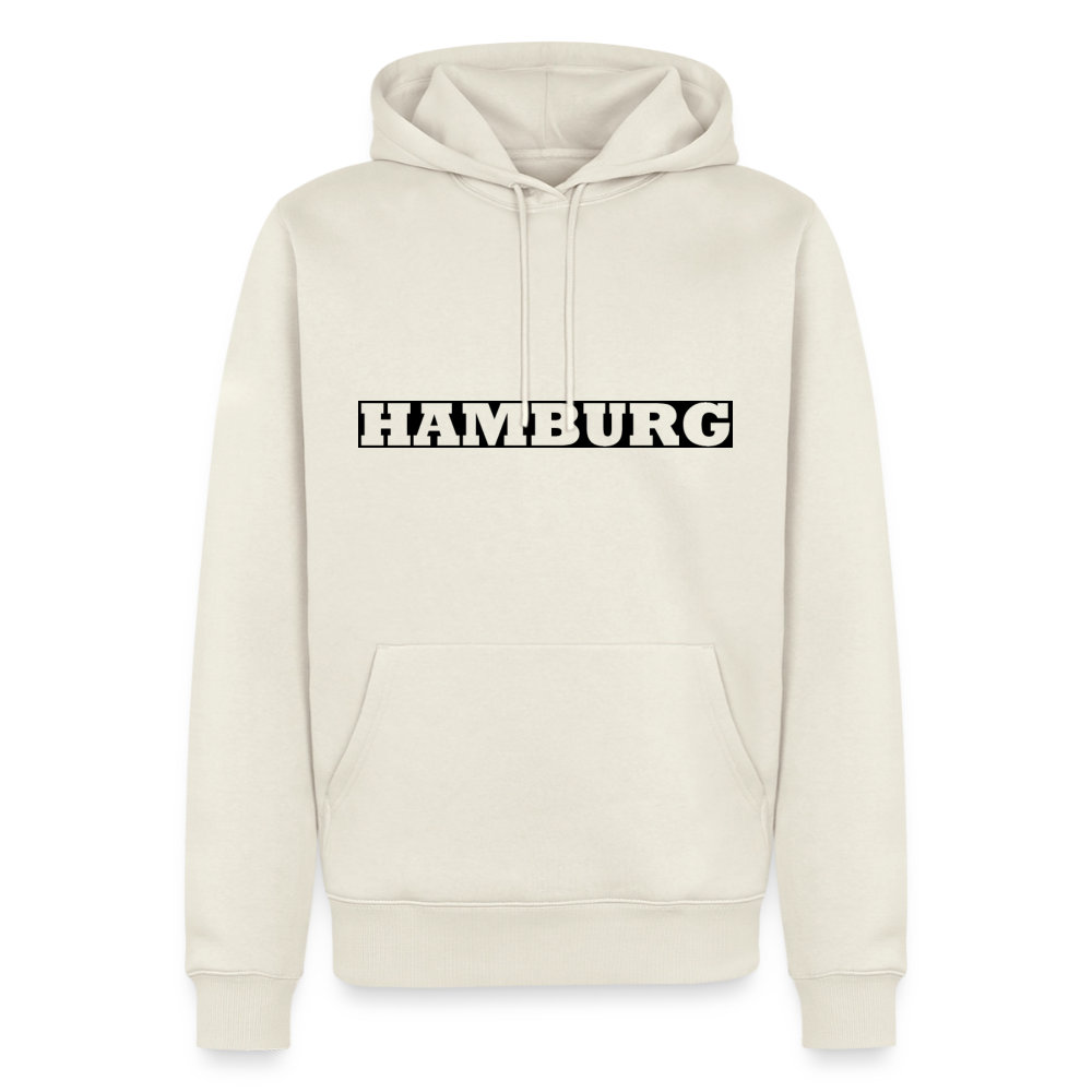 Hoodie Hamburg "Bold" Dark Edition - Naturweiß