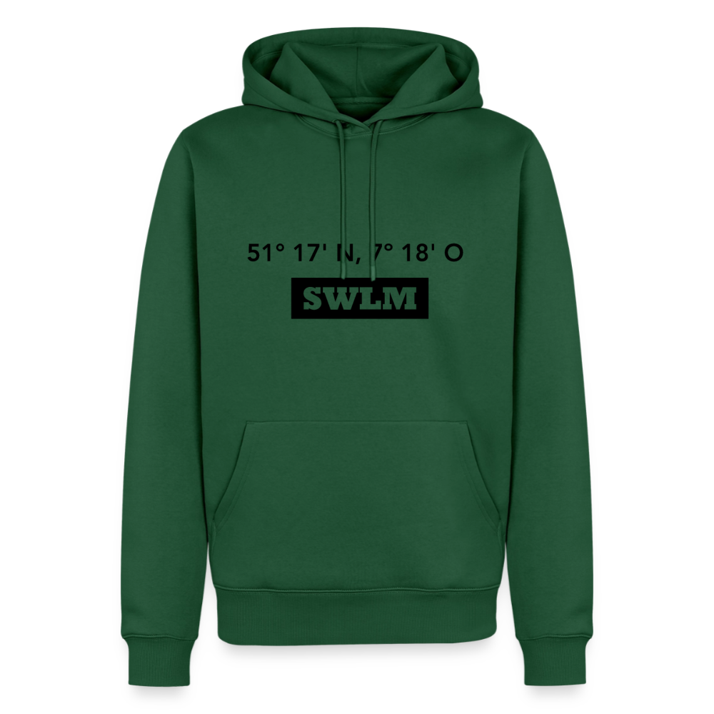 Hoodie Schwelm "SWLM GPS" Dark Edition - Flaschengrün