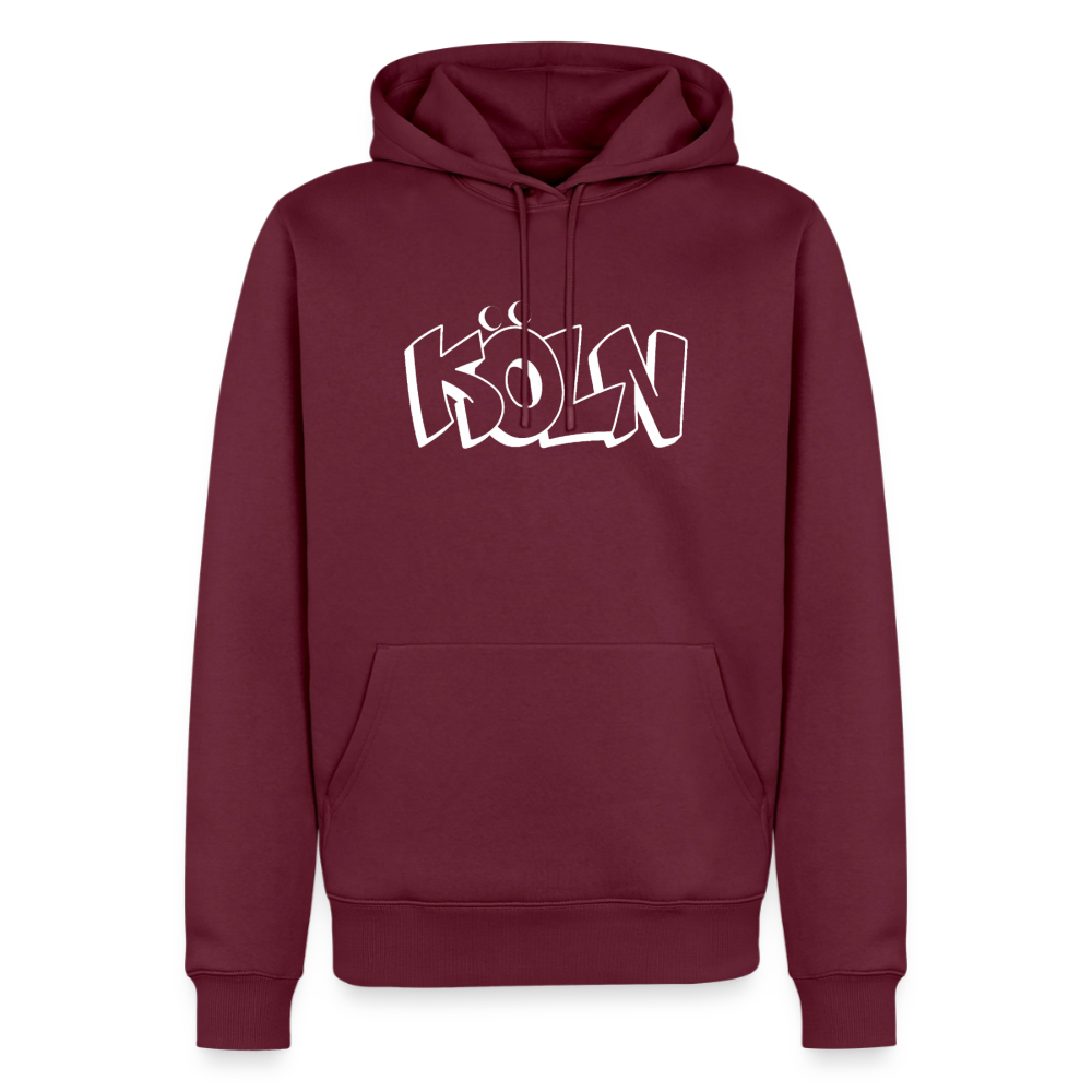 Hoodie Köln "Graffiti" Bright Edition - Burgunderrot