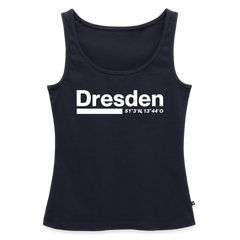 Tanktop Ladies Dresden "Bold GPS White" - Navy