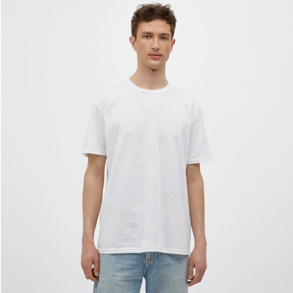 T-Shirt Heppenheim "Bold GPS White" - Weiß