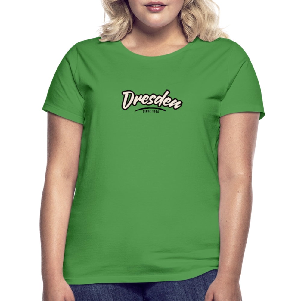 T-Shirt Ladies Dresden "Graffiti Tag" - Kelly Green