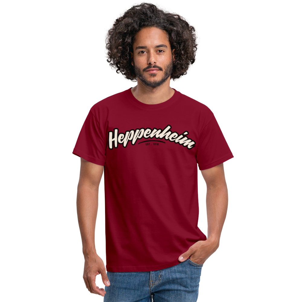 T-Shirt Heppenheim "Graffiti Tag" - Ziegelrot