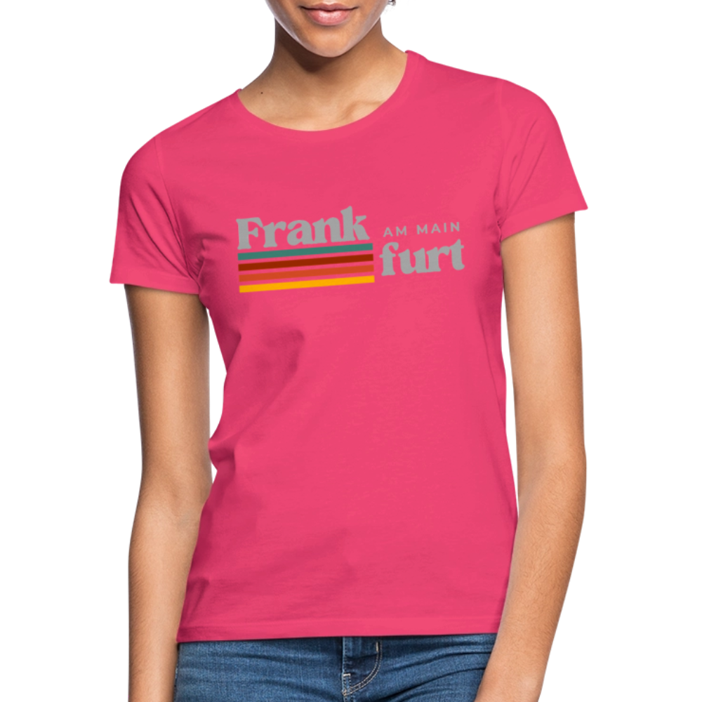 T-Shirt Ladies Frankfurt (Main) "Retro" - Azalea