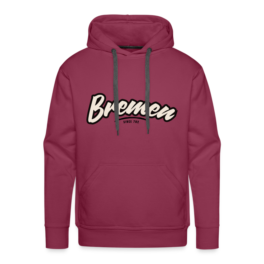 Hoodie Bremen "Graffiti Tag" - Bordeaux