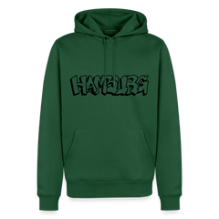 Hoodie Hamburg "Graffiti" Dark Edition - Flaschengrün