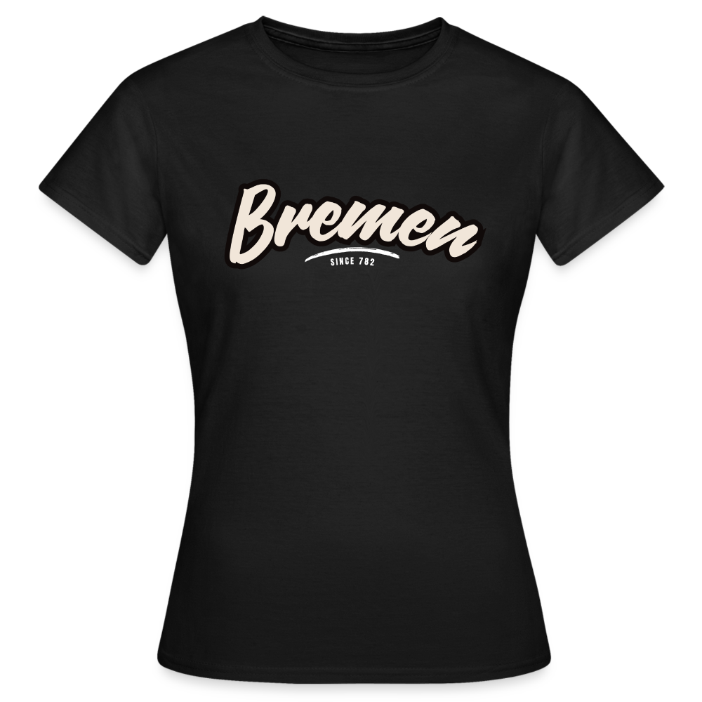 T-Shirt Ladies Bremen "Graffiti Tag White" - Schwarz