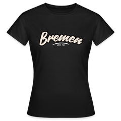 T-Shirt Ladies Bremen "Graffiti Tag White" - Schwarz