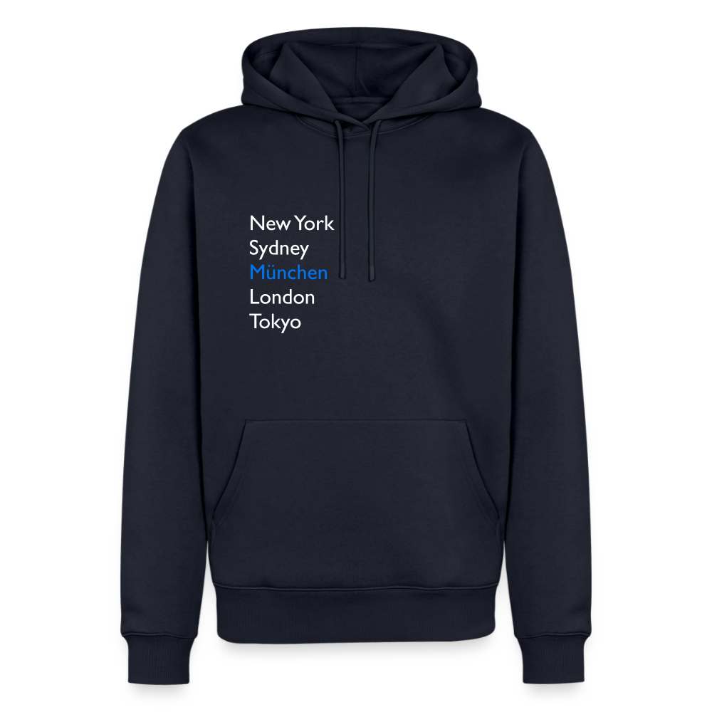 Hoodie München "Metropolen" Bright Edition - Navy