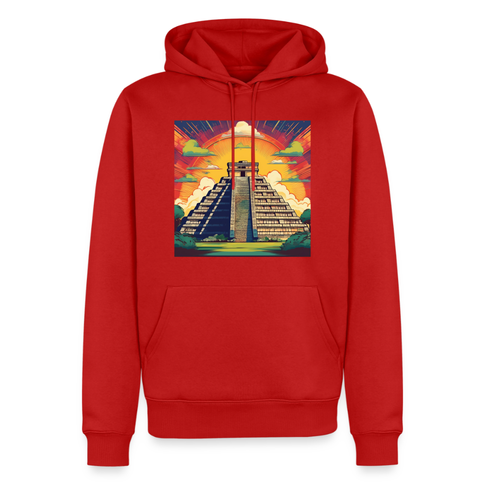 Hoodie Mexico "Pyramide" - Rot