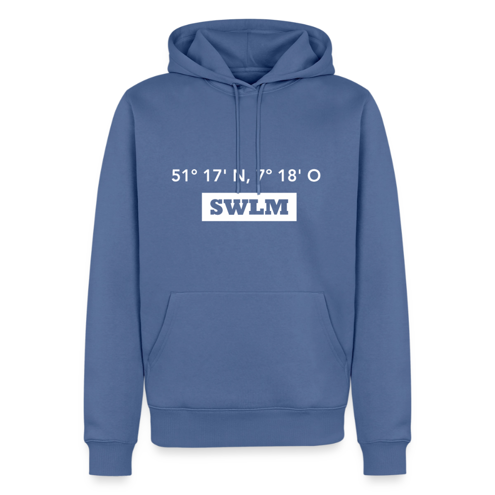 Hoodie Schwelm "SWLM GPS" Bright Edition - Taubenblau