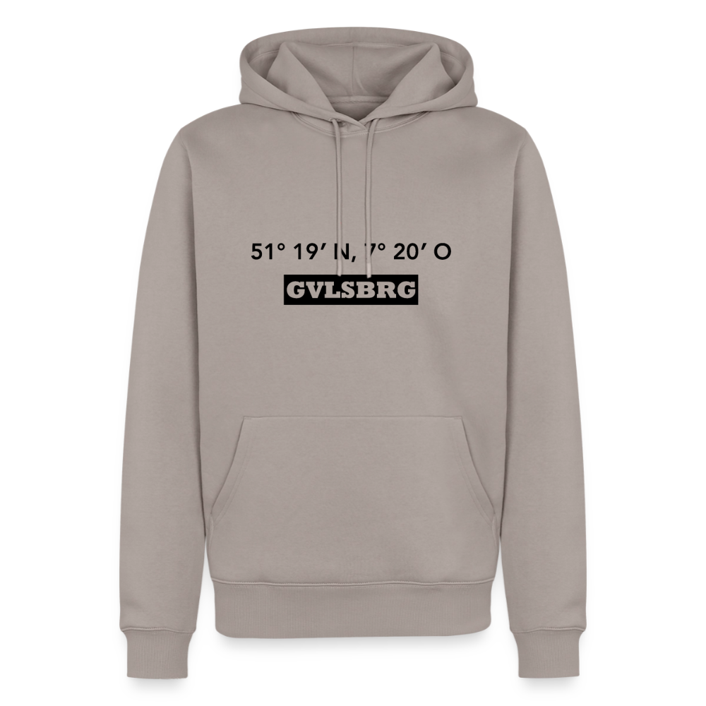 Hoodie Gevelsberg "GVLSBRG GPS" Dark Edition - Taupe