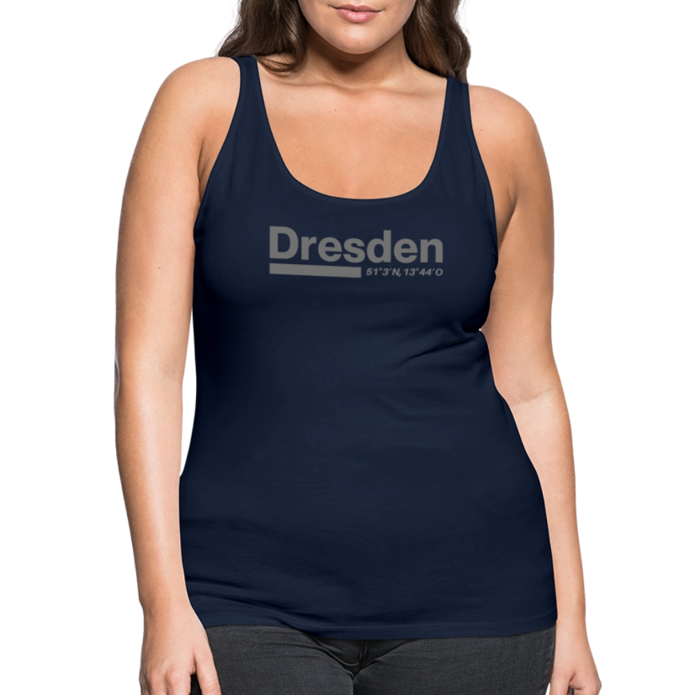 Tanktop Ladies Dresden "Bold GPS" - Navy