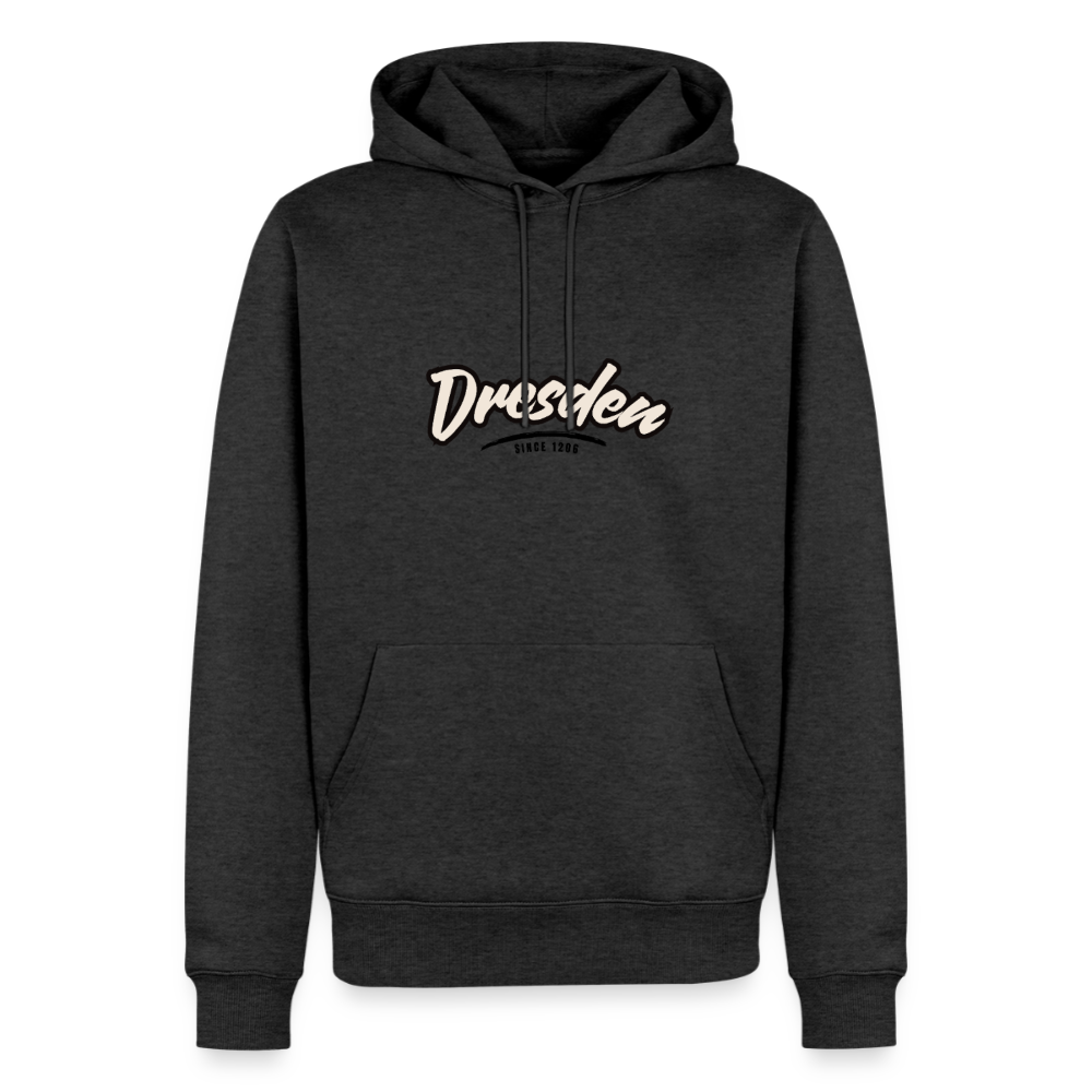 Hoodie Dresden "Graffiti Tag" - Anthrazit meliert