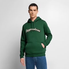 Hoodie Heppenheim "Graffiti Tag" - Flaschengrün