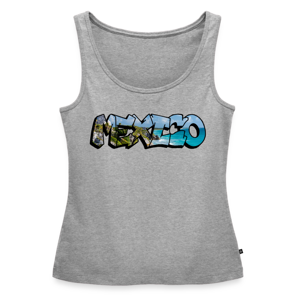 Tanktop Ladies Mexico Graffiti "Riviera" - Grau meliert