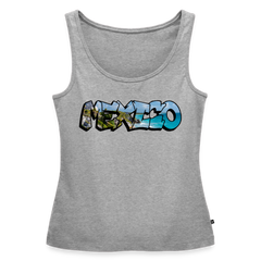 Tanktop Ladies Mexico Graffiti "Riviera" - Grau meliert