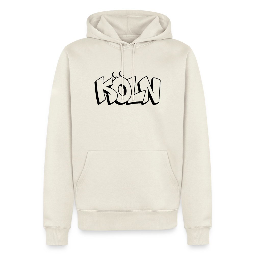 Hoodie Köln "Graffiti" Dark Edition - Naturweiß