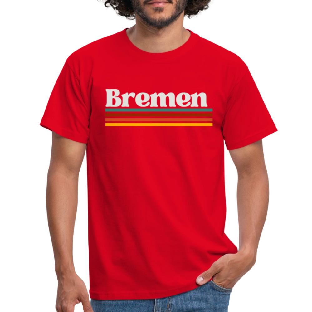 T-Shirt Bremen "Retro" - Rot