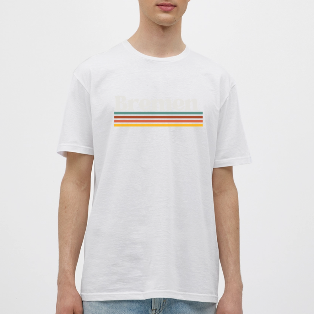 T-Shirt Bremen "Retro" - Weiß