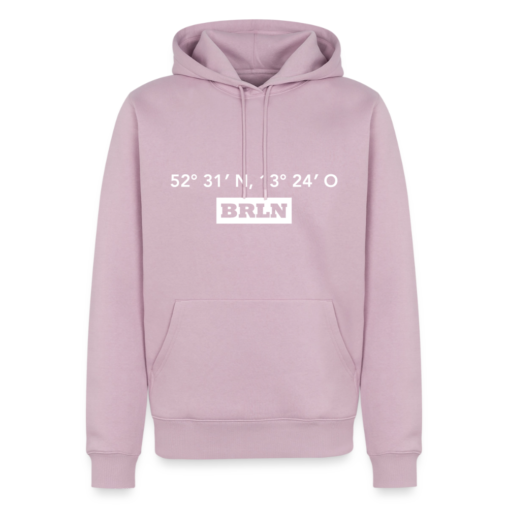 Hoodie Berlin "BRLN GPS" Bright Edition - Altrosa