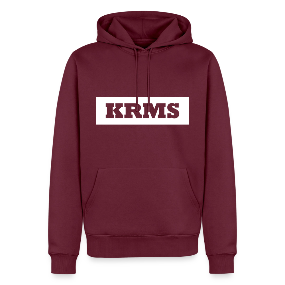 Hoodie "KRMS" Bright Edition - Burgunderrot