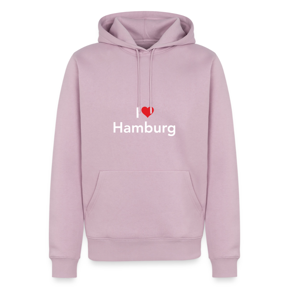 Hoodie "I Love Hamburg" Bright Edition - Altrosa