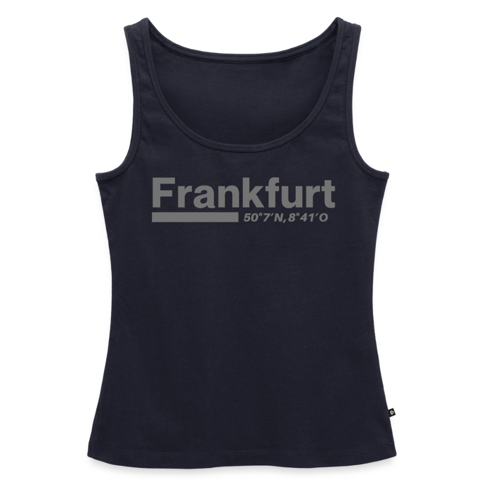 Tanktop Ladies Frankfurt (Main) "Bold GPS" - Navy