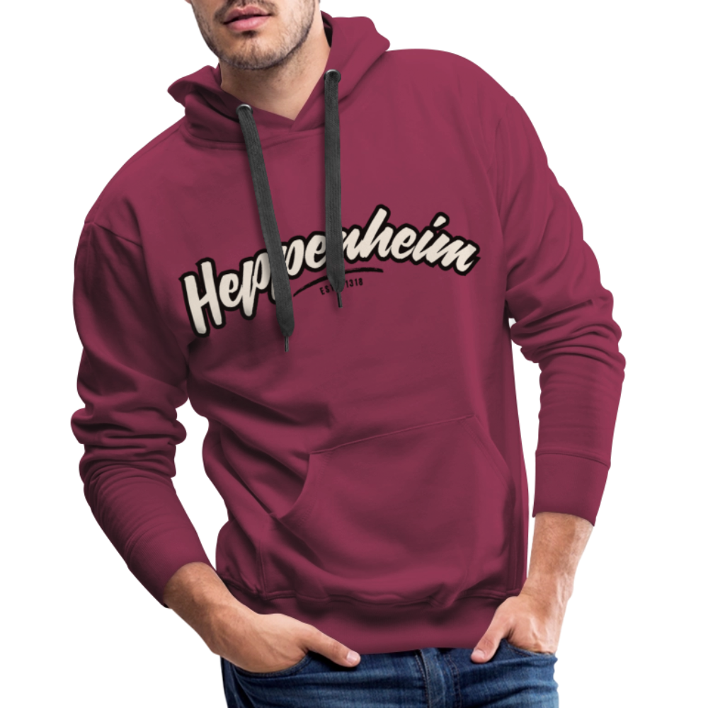 Hoodie Heppenheim "Graffiti Tag" - Bordeaux
