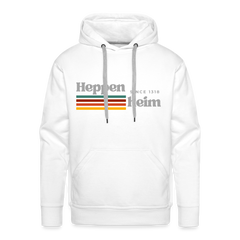 Hoodie Heppenheim "Retro" - Weiß